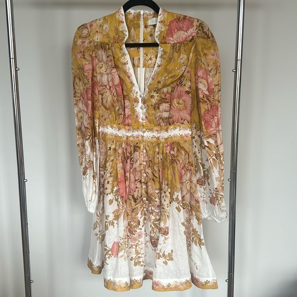 Zimmermann Pattie Mini Dress - Picture 1 of 10